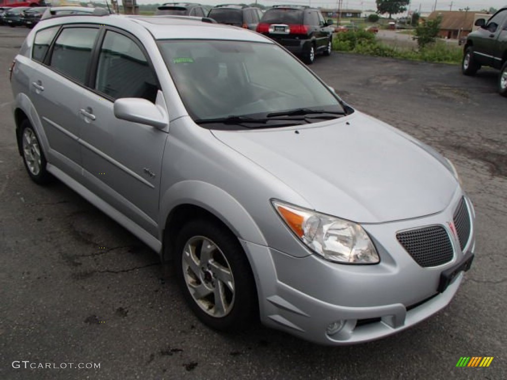 Platinum Silver 2007 Pontiac Vibe Standard Vibe Model Exterior Photo #82849160