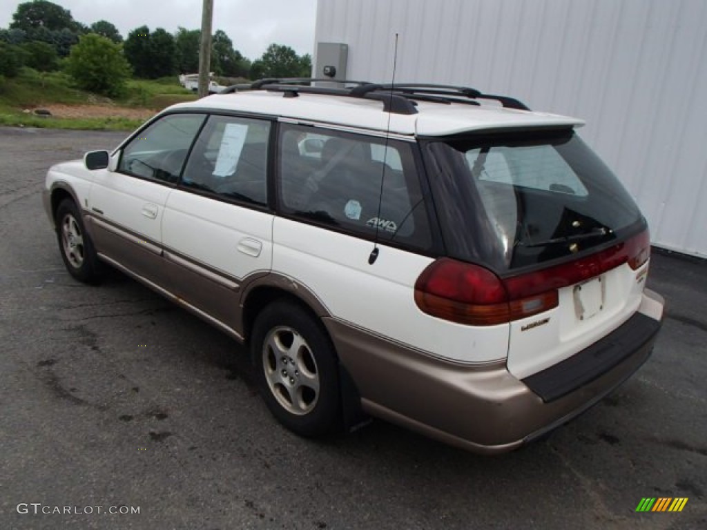 1999 Legacy Limited Outback Wagon - Glacier White / Gray photo #6