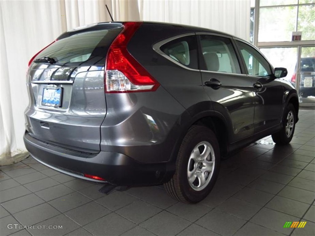 2013 CR-V LX - Polished Metal Metallic / Gray photo #3