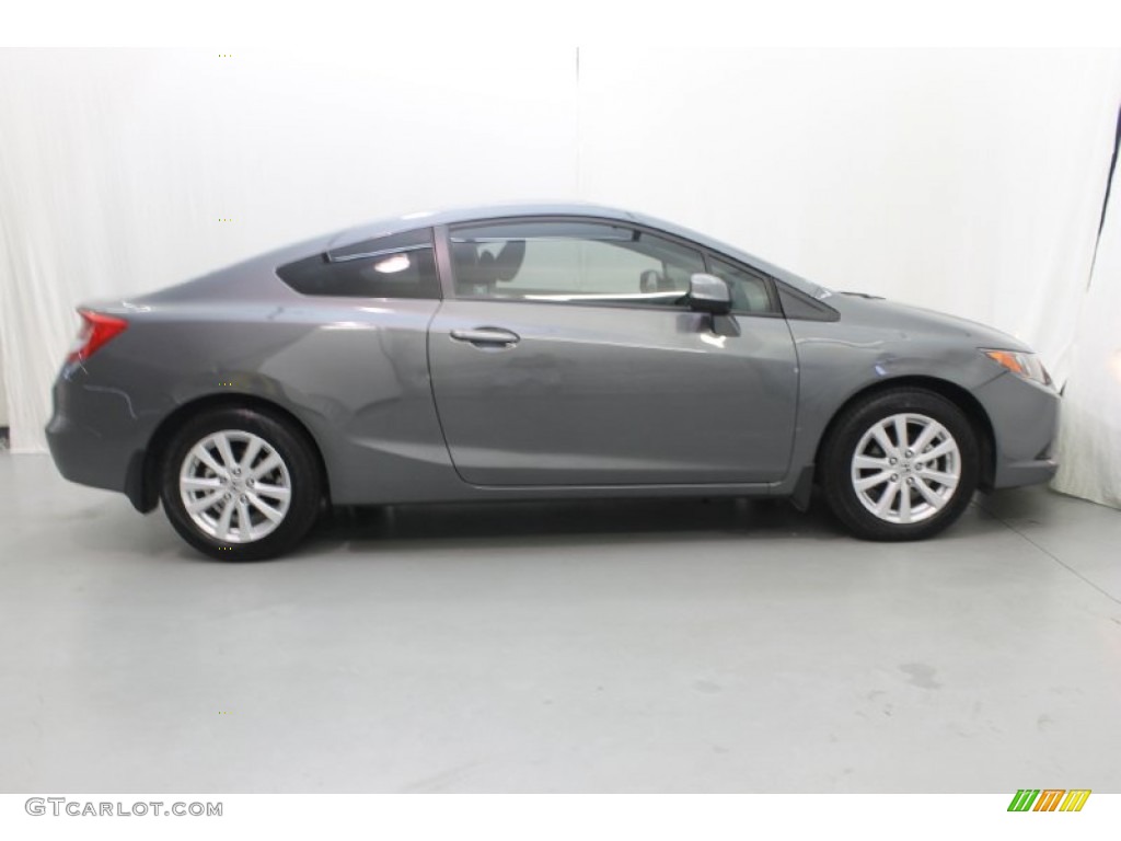 Polished Metal Metallic 2012 Honda Civic EX-L Coupe Exterior Photo #82849675