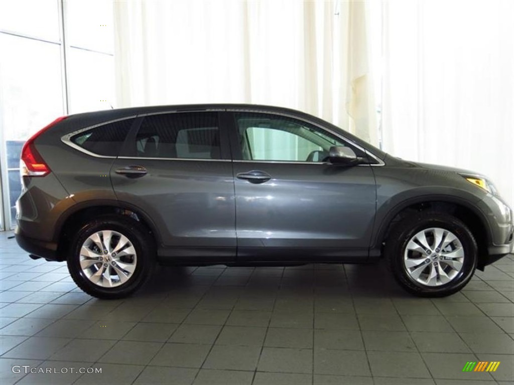 2013 CR-V EX - Polished Metal Metallic / Gray photo #2