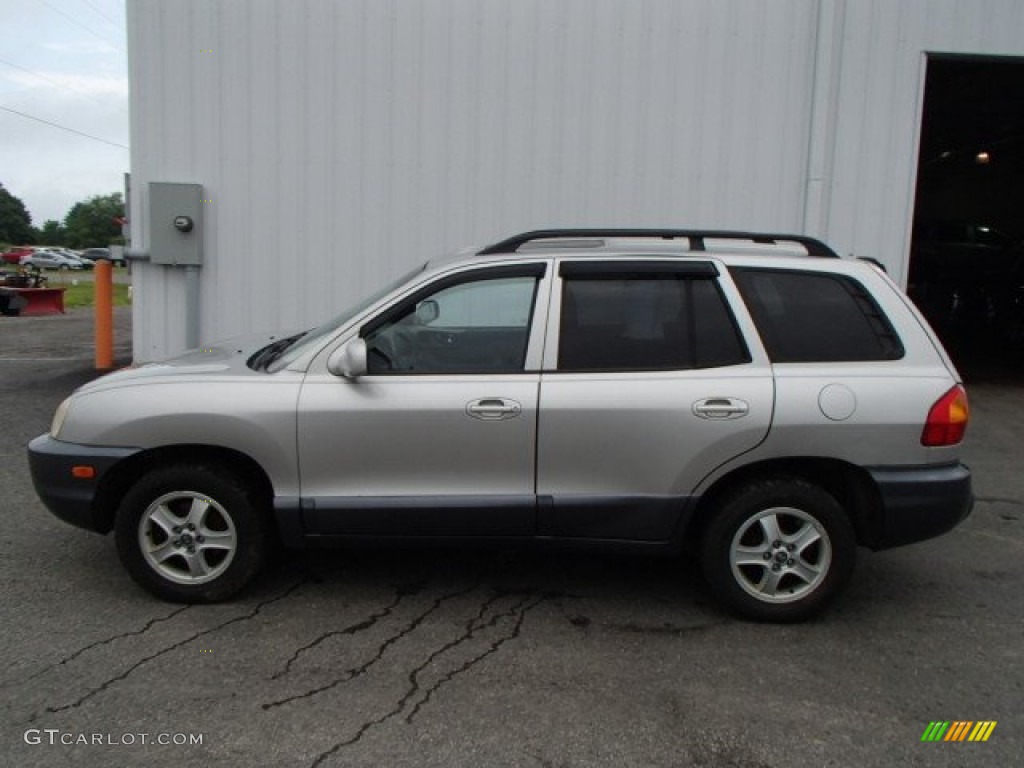 2003 Santa Fe GLS 4WD - Pewter / Gray photo #1