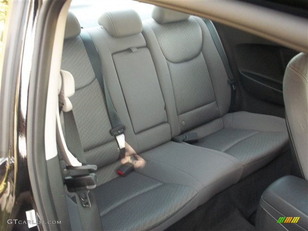2013 Elantra Coupe GS - Black Noir Pearl / Gray photo #14