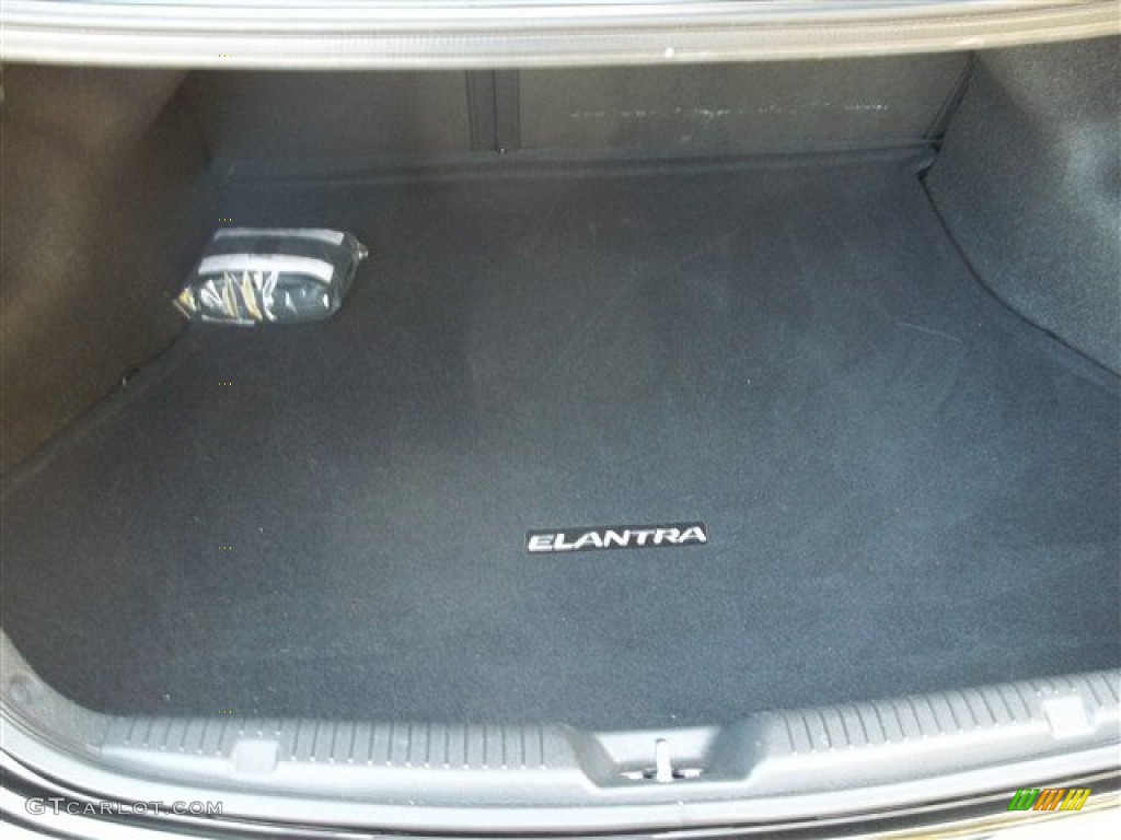 2013 Elantra Coupe GS - Black Noir Pearl / Gray photo #17