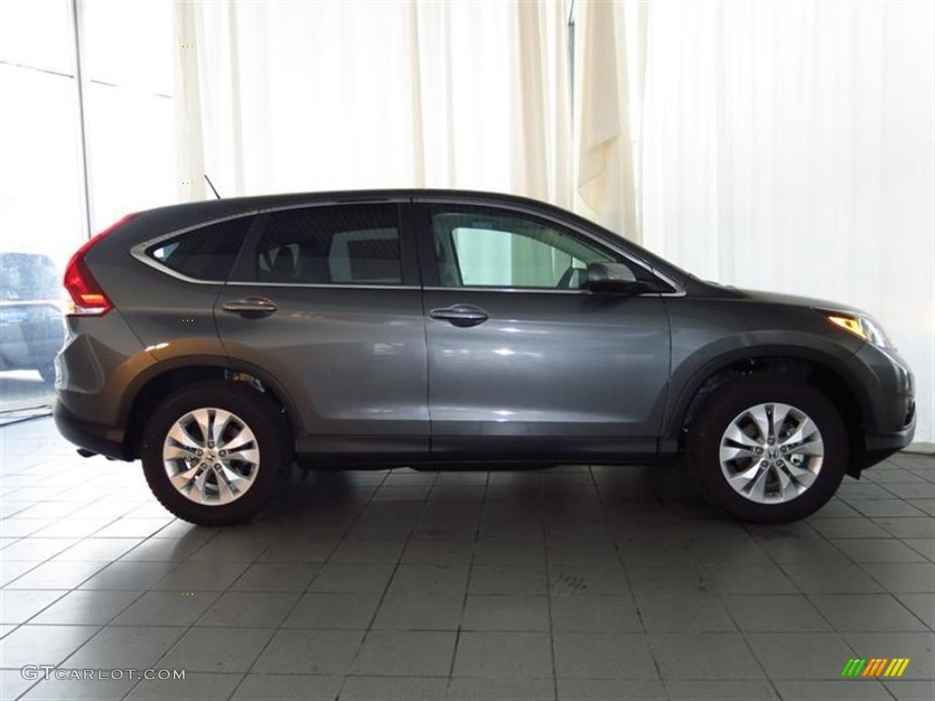 2013 CR-V EX - Polished Metal Metallic / Gray photo #2