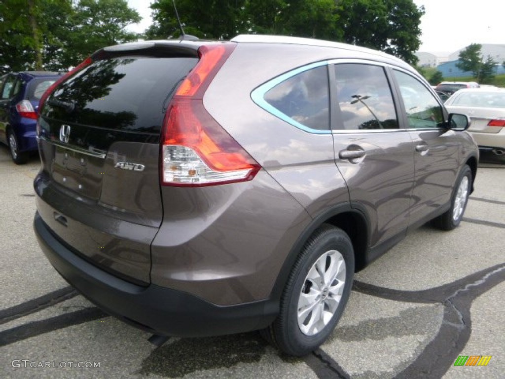 2013 CR-V EX-L AWD - Urban Titanium Metallic / Beige photo #3