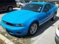 2012 Grabber Blue Ford Mustang V6 Coupe  photo #1