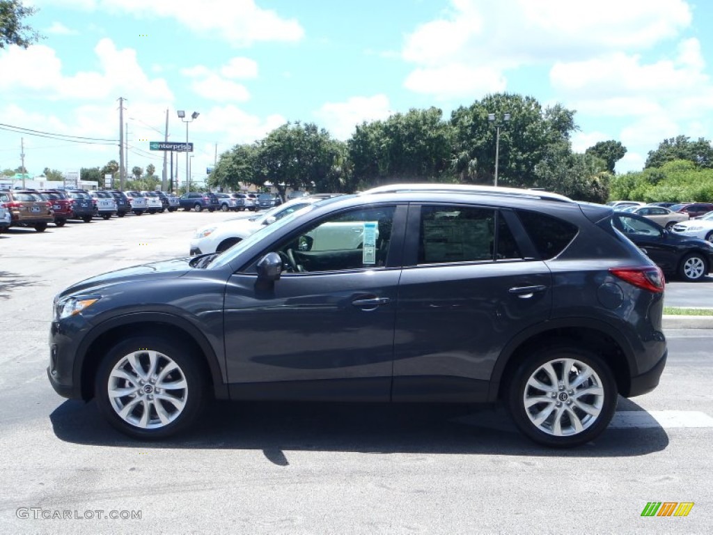 Meteor Gray Mica 2014 Mazda CX-5 Grand Touring Exterior Photo #82852354