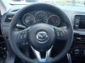 Black 2014 Mazda CX-5 Grand Touring Steering Wheel
