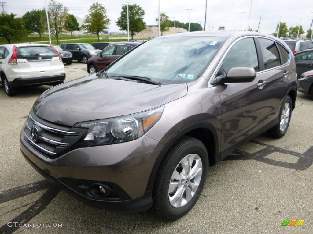 2013 CR-V EX AWD - Urban Titanium Metallic / Black photo #7