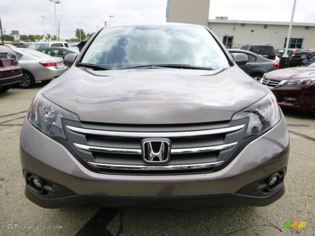 2013 CR-V EX AWD - Urban Titanium Metallic / Black photo #8