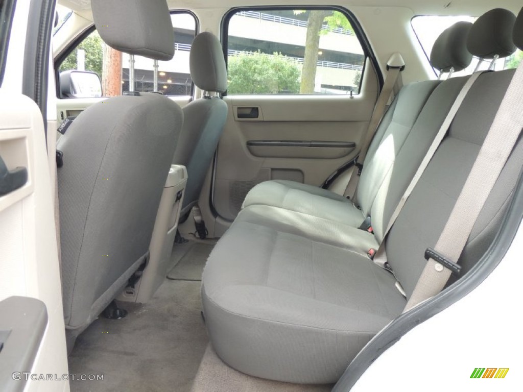 2008 Ford Escape XLS 4WD Rear Seat Photo #82853146