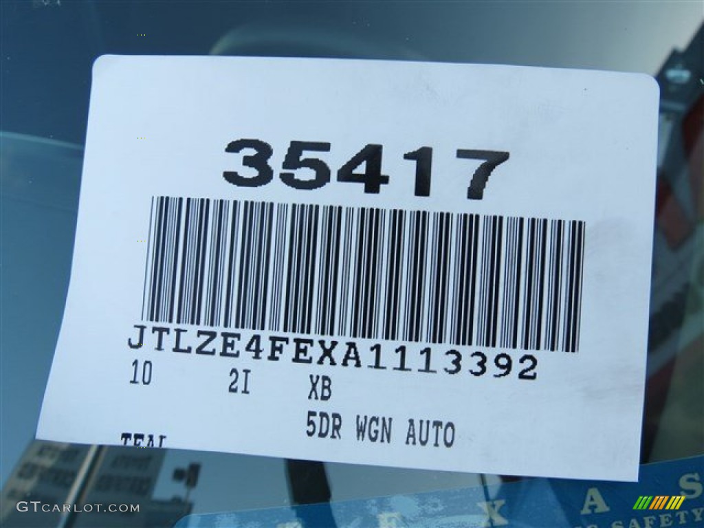 2010 xB  - Hypnotic Teal Mica / Dark Gray photo #18