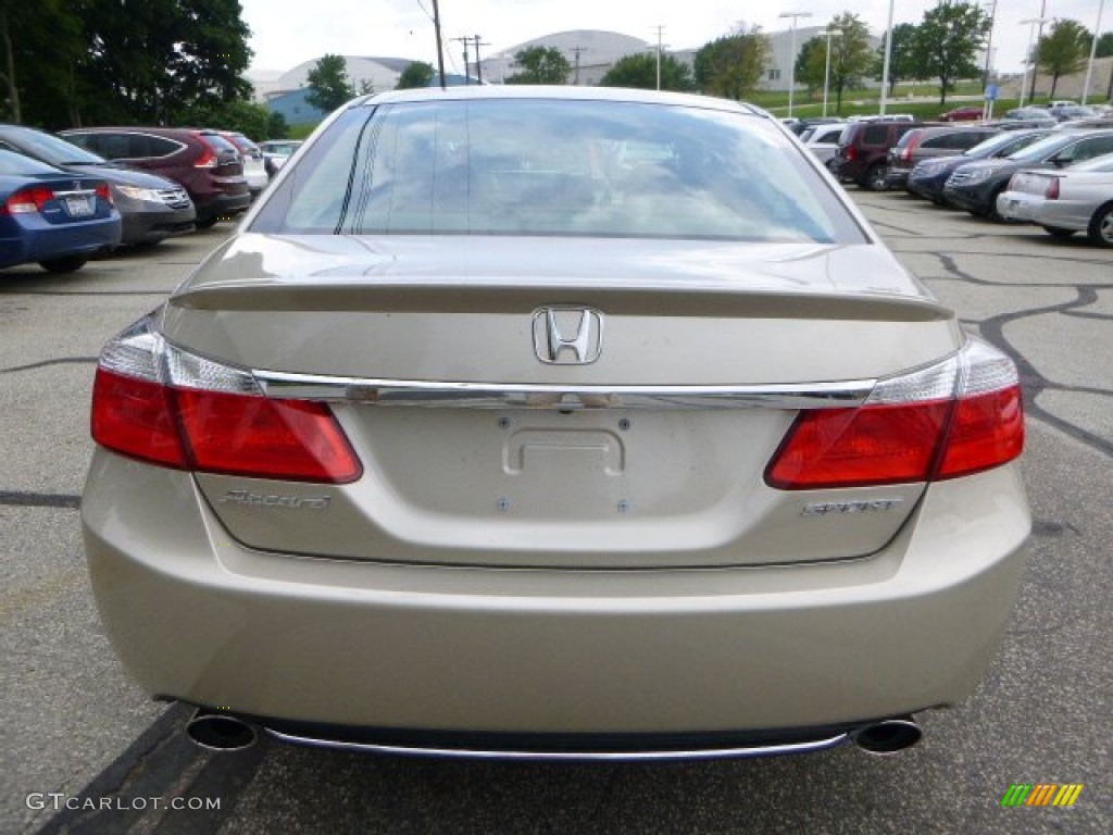 2013 Accord Sport Sedan - Champagne Frost Pearl / Black photo #4