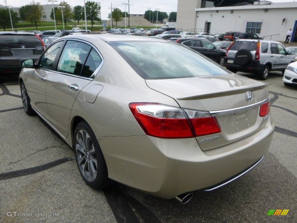2013 Accord Sport Sedan - Champagne Frost Pearl / Black photo #5