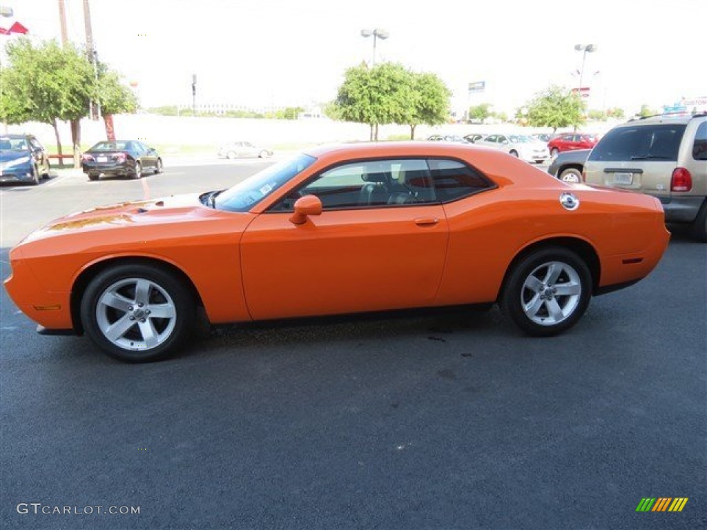 2012 Challenger SXT Plus - Header Orange / Dark Slate Gray photo #4
