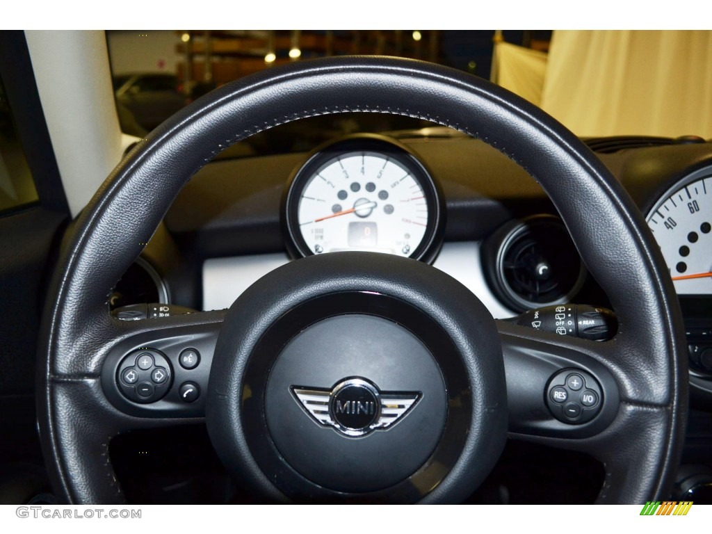 2011 Cooper Hardtop - Ice Blue / Carbon Black photo #19