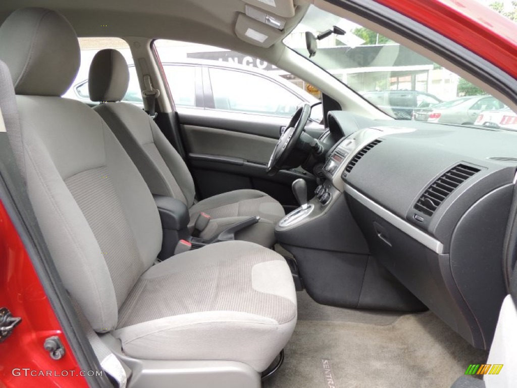 2010 Sentra 2.0 SR - Anodized Orange Metallic / Charcoal photo #12