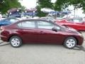 Crimson Red Pearl - Civic LX Sedan Photo No. 2