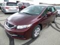 Crimson Red Pearl - Civic LX Sedan Photo No. 7