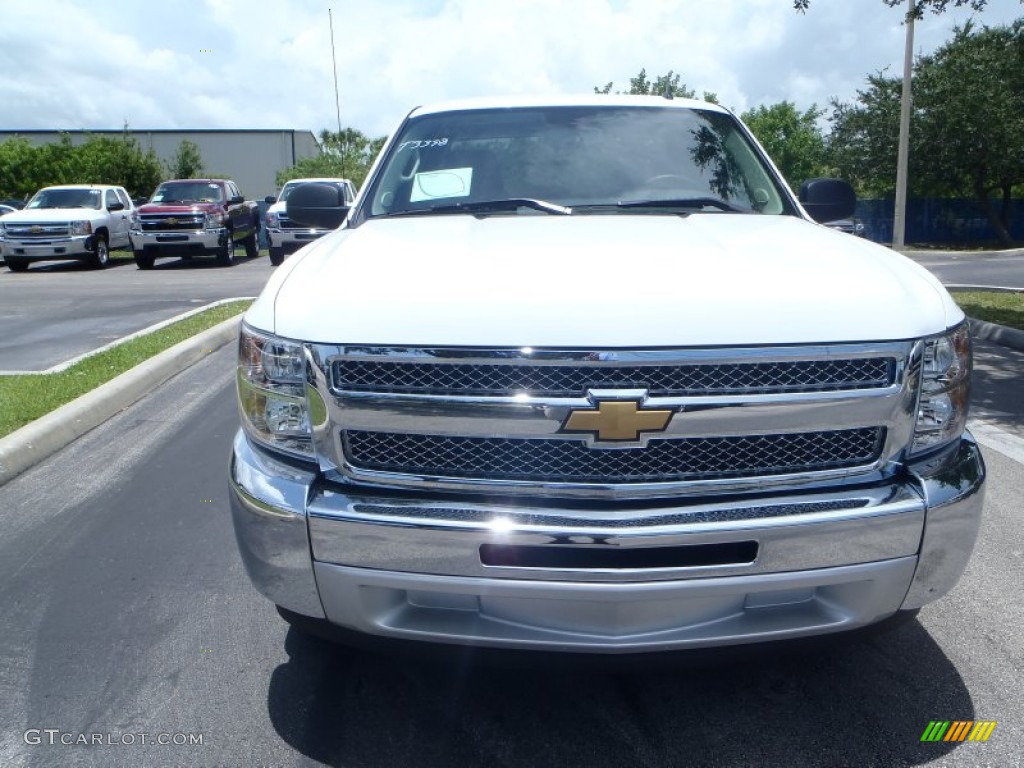 2013 Silverado 1500 LT Extended Cab - Summit White / Ebony photo #2