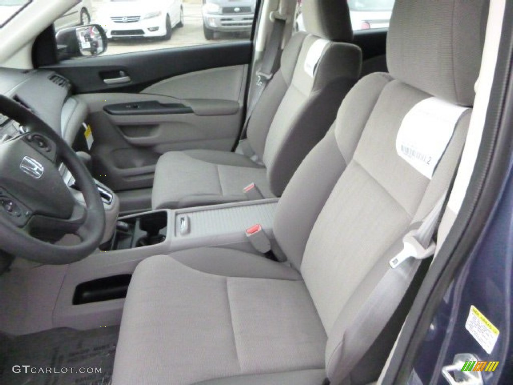 2013 CR-V LX AWD - Twilight Blue Metallic / Gray photo #10