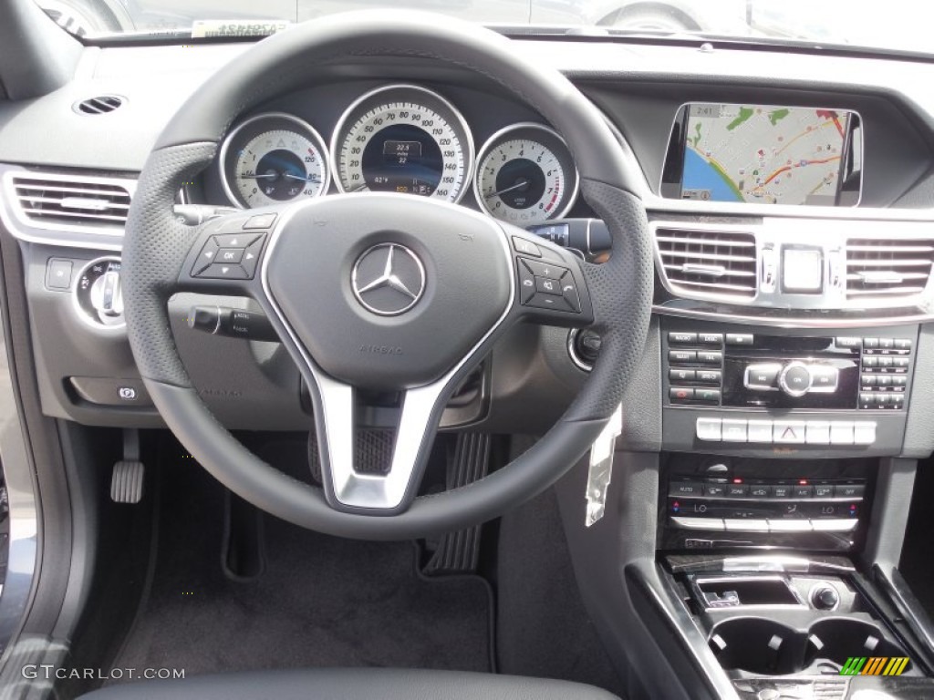 2014 Mercedes-Benz E 350 Sport Sedan Black Dashboard Photo #82857434