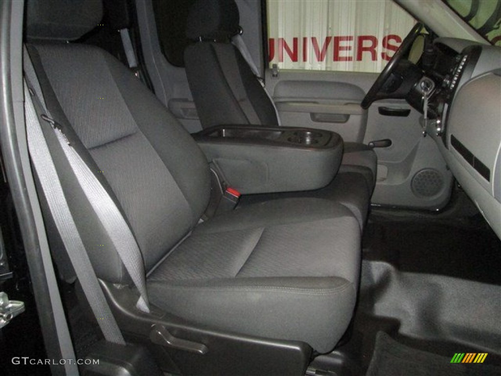 2010 Silverado 1500 Extended Cab - Black / Dark Titanium photo #18