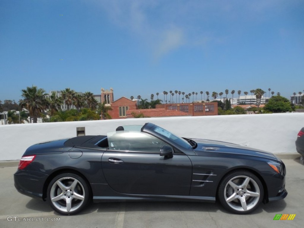 Steel Grey Metallic 2013 Mercedes-Benz SL 550 Roadster Exterior Photo #82857836