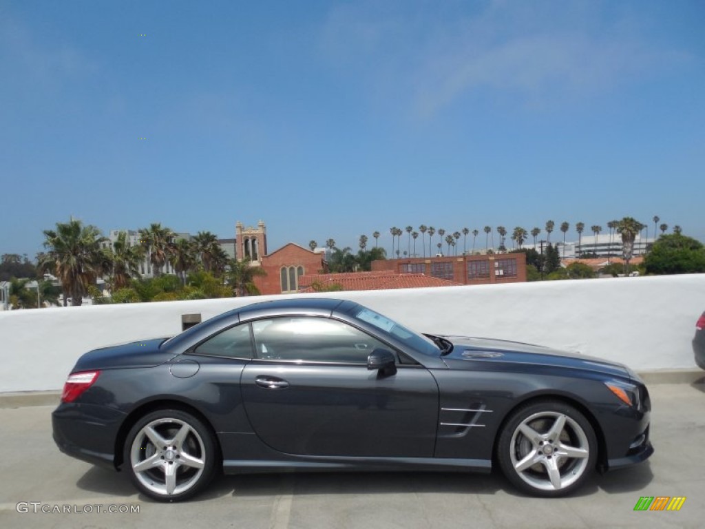 Steel Grey Metallic 2013 Mercedes-Benz SL 550 Roadster Exterior Photo #82857940
