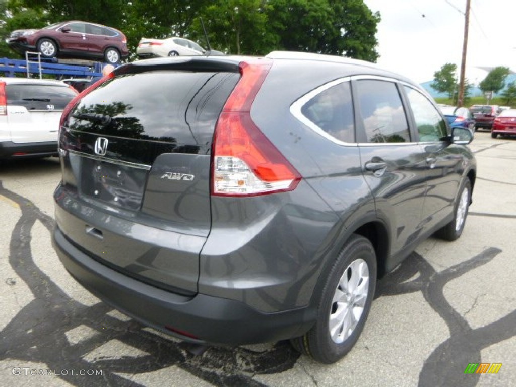 2013 CR-V EX-L AWD - Polished Metal Metallic / Gray photo #3