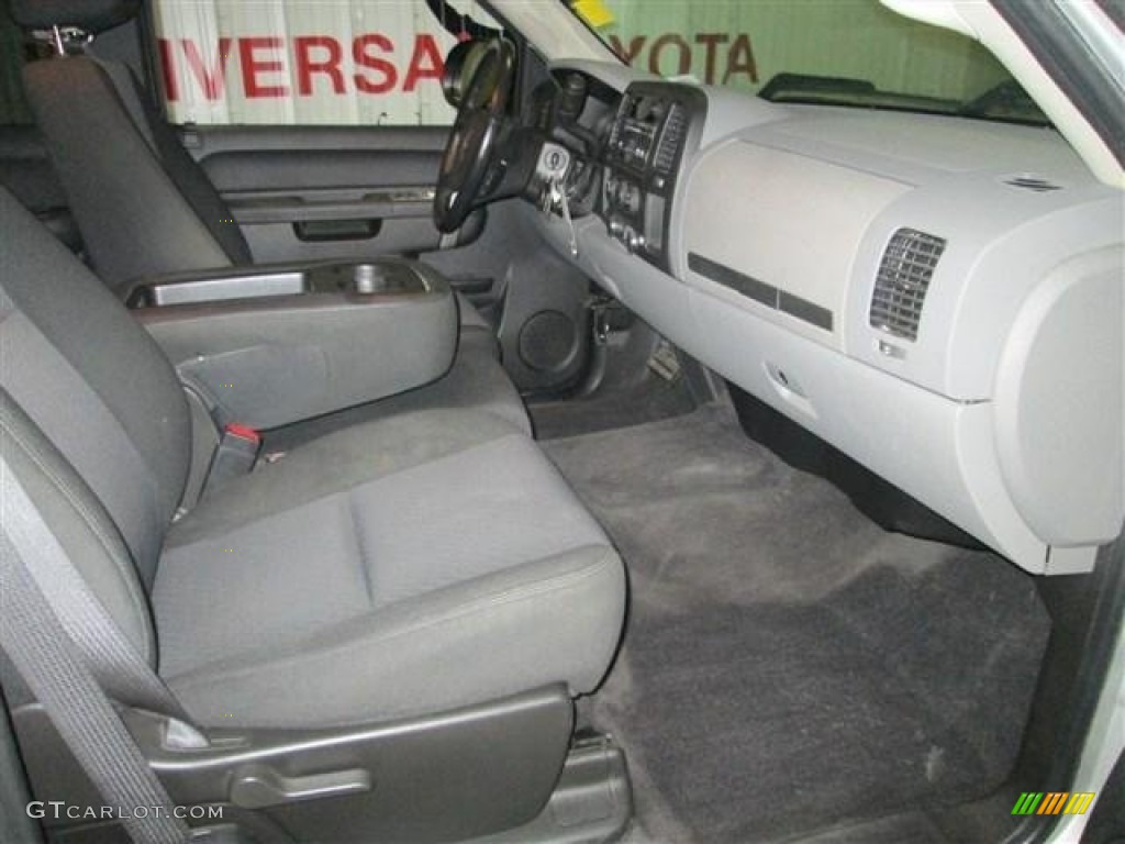 2010 Silverado 1500 LS Extended Cab - Sheer Silver Metallic / Dark Titanium photo #14