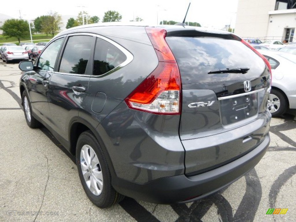 2013 CR-V EX-L AWD - Polished Metal Metallic / Gray photo #5