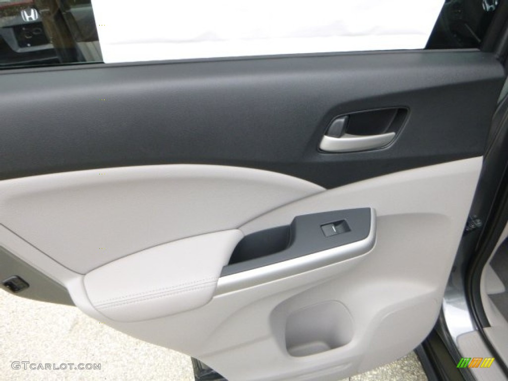 2013 CR-V EX-L AWD - Polished Metal Metallic / Gray photo #13