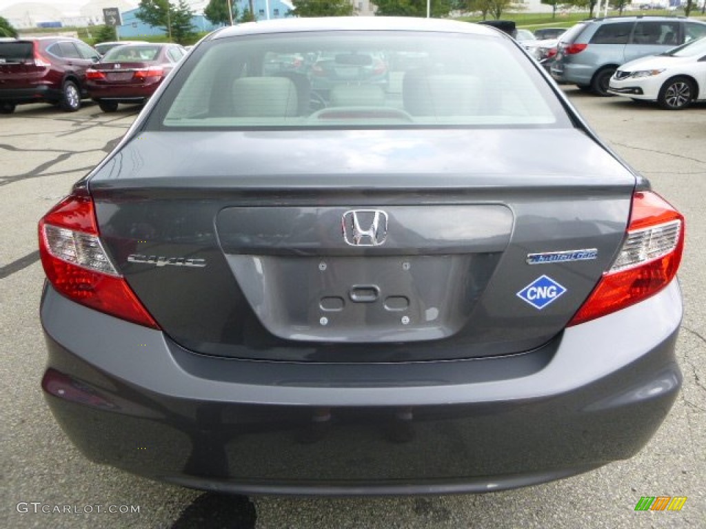 Polished Metal Metallic 2012 Honda Civic NGV Sedan Exterior Photo #82858870