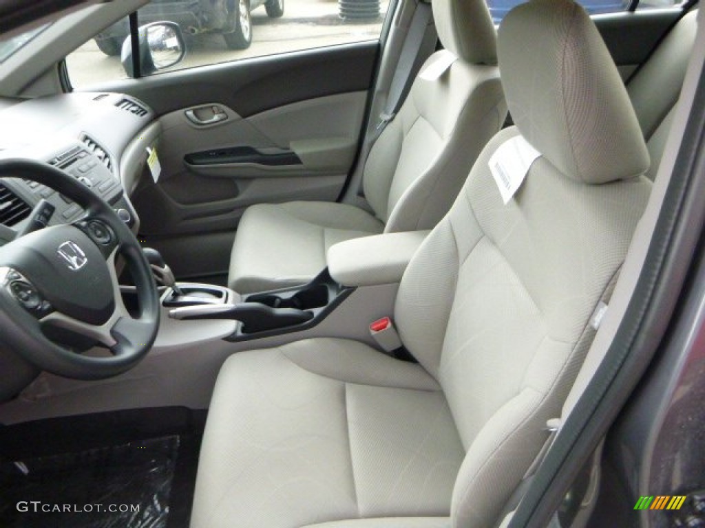 Gray Interior 2012 Honda Civic NGV Sedan Photo #82859026