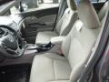 2012 Honda Civic Gray Interior Front Seat Photo