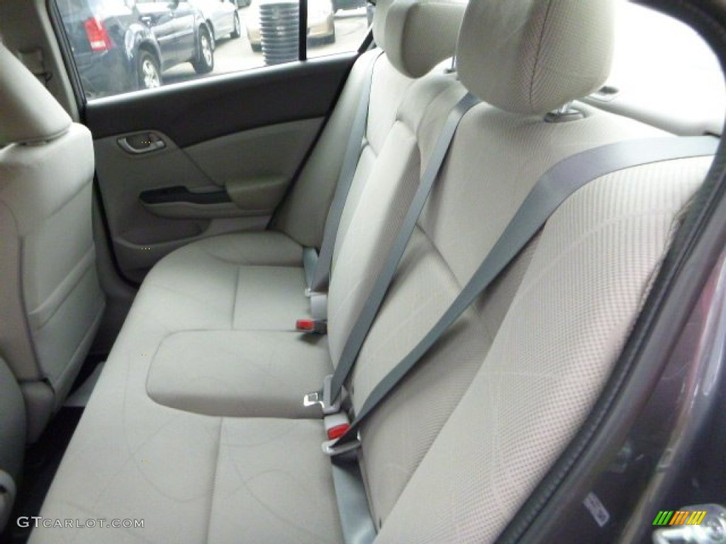 2012 Honda Civic NGV Sedan Rear Seat Photos