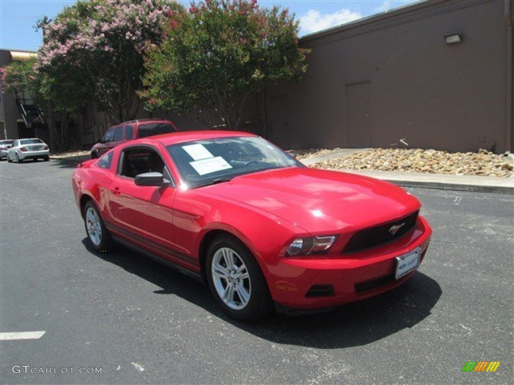 2010 Mustang V6 Coupe - Torch Red / Charcoal Black photo #1