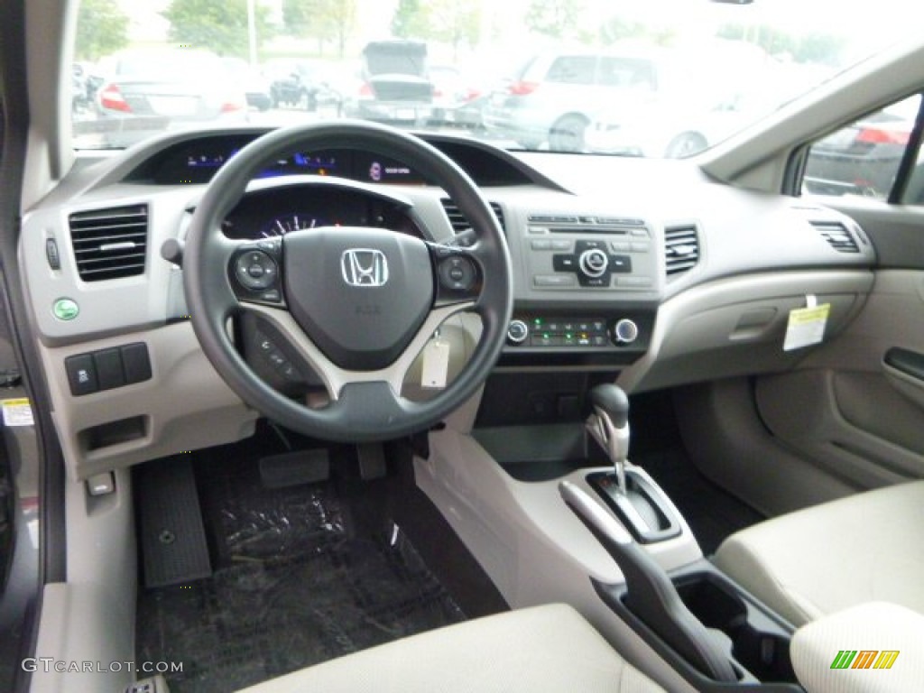 Gray Interior 2012 Honda Civic NGV Sedan Photo #82859072