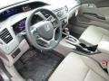 2012 Honda Civic Gray Interior Prime Interior Photo