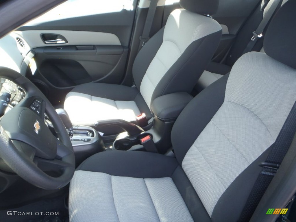 Jet Black Medium Titanium Interior 2014 Chevrolet Cruze Ls