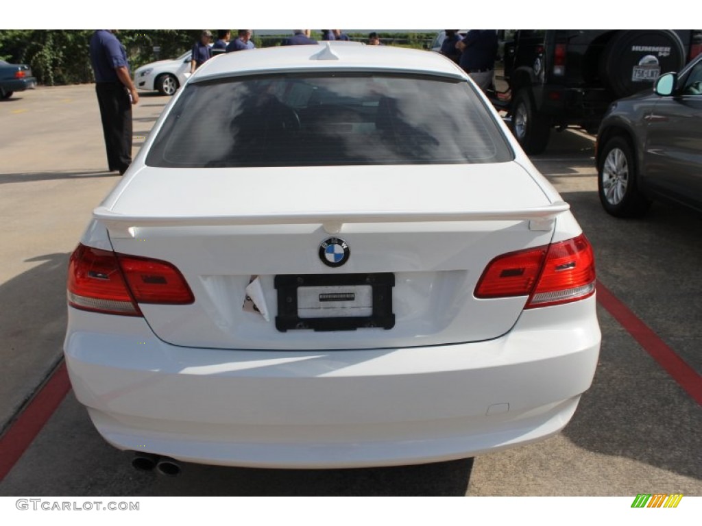 2008 3 Series 328i Coupe - Alpine White / Black photo #8