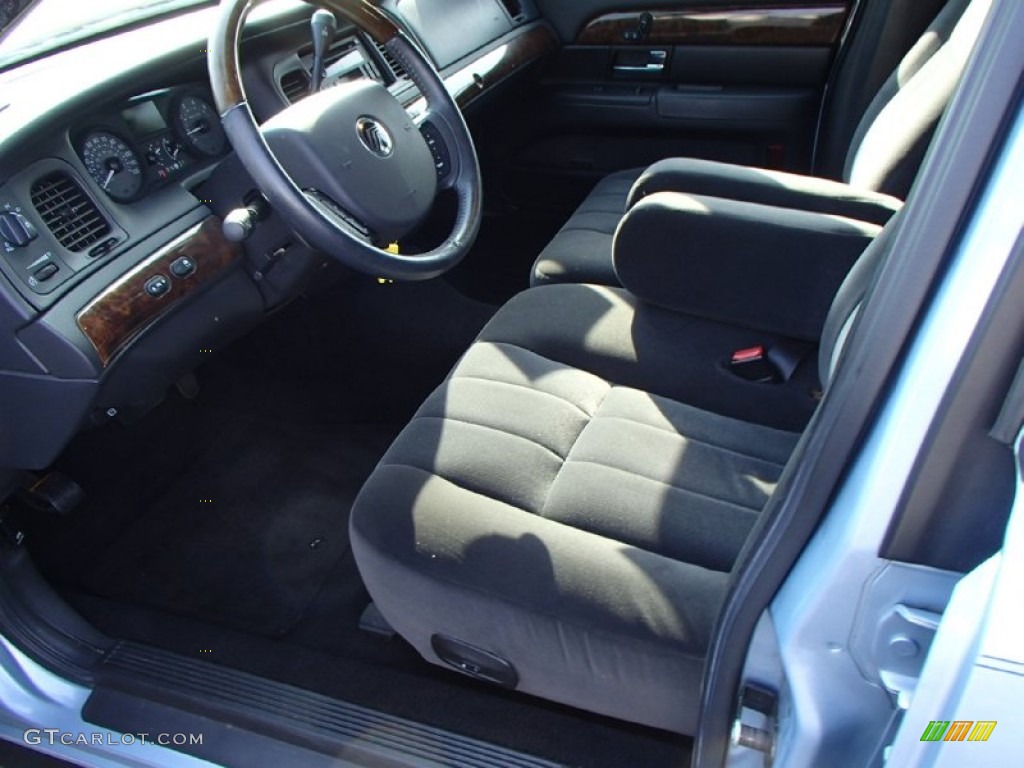 Charcoal Black Interior 2007 Mercury Grand Marquis LS Photo #82861699