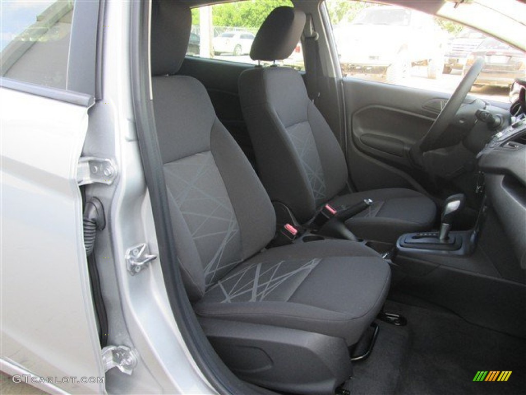 Charcoal Black Interior 2014 Ford Fiesta S Sedan Photo #82861809