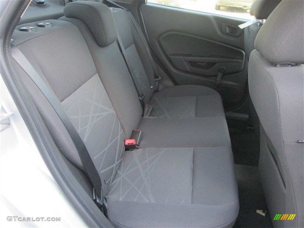 Charcoal Black Interior 2014 Ford Fiesta S Sedan Photo #82861826