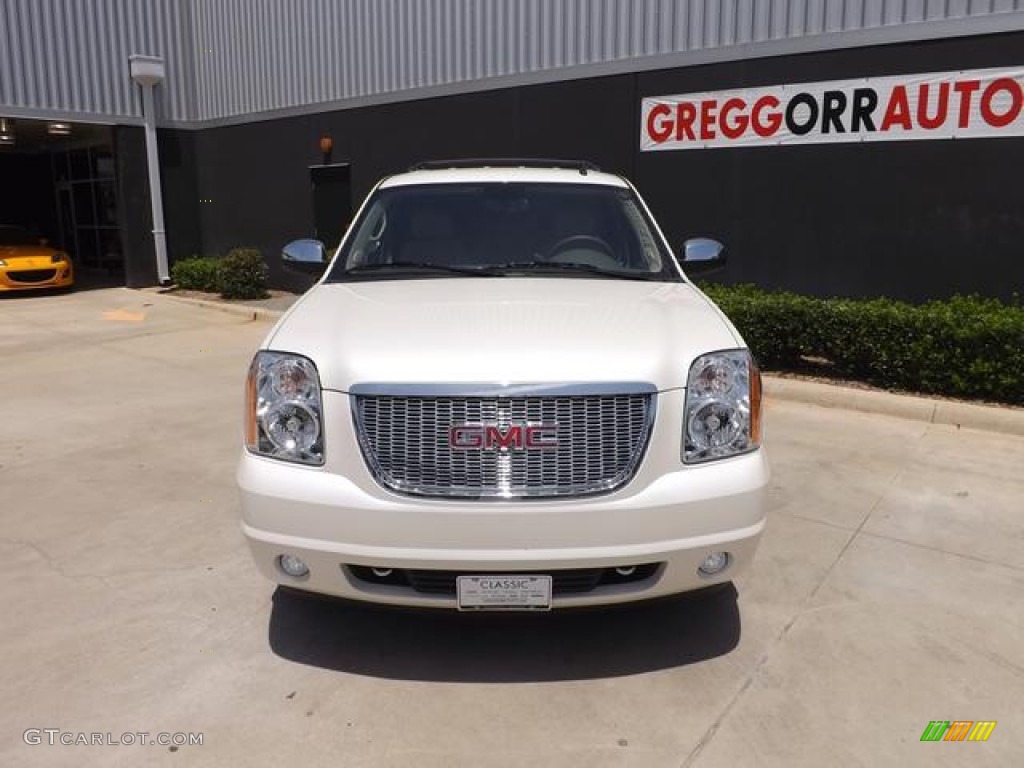 2013 Yukon SLT - White Diamond Tricoat / Light Tan photo #7