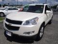 White Diamond Tricoat 2012 Chevrolet Traverse LT