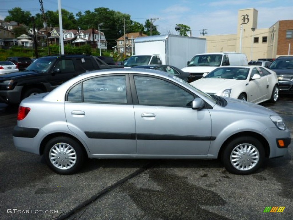 2006 Rio LX Sedan - Silver / Gray photo #10