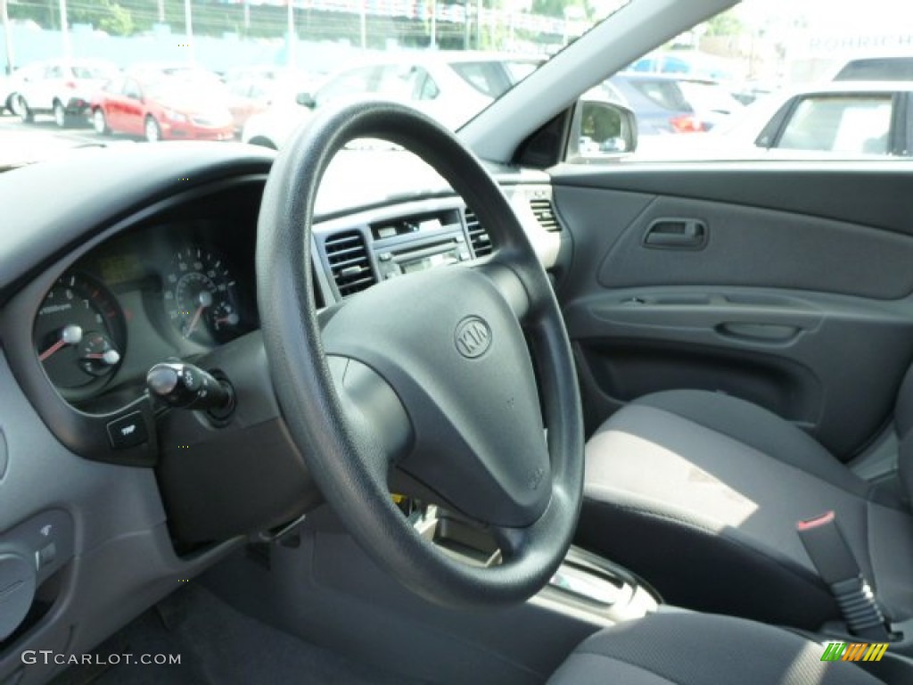 2006 Rio LX Sedan - Silver / Gray photo #17